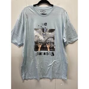 SRVL Survival Men's T-Shirt 3X Missing In Action Lt. Blue New Without Tags